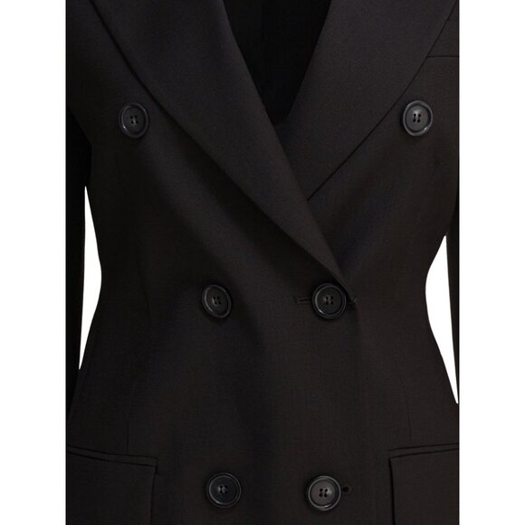 Max Mara Sportmax Double-Breasted Wool Blazer tag size 42 Women - Picture 3 of 4